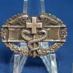 US Combat Medic Pin WW2 Sterling