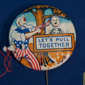 Hanging Hitler Patriotic pin
