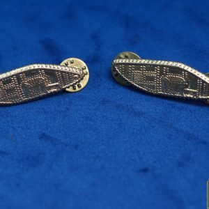 US WW2 Army Armor Officers Collar device set
