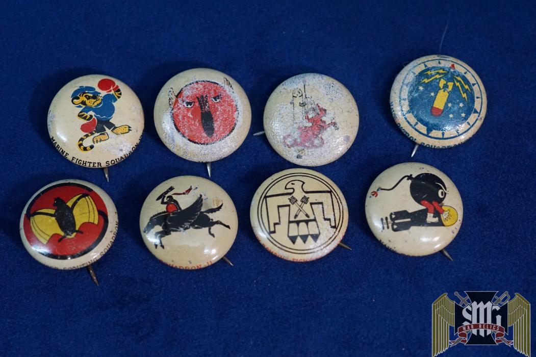 Kellogg's Pep Cereal Pins 1943 8 pc lot