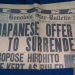 Honolulu Star Bulletin Japanese Surrender Aug 10th 1945 News paper