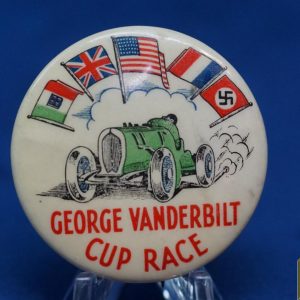 1937 George Vanderbilt Cup Race Pin
