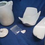 Damaged Nazi Bowl and Pitcher