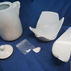 Damaged Nazi Bowl and Pitcher