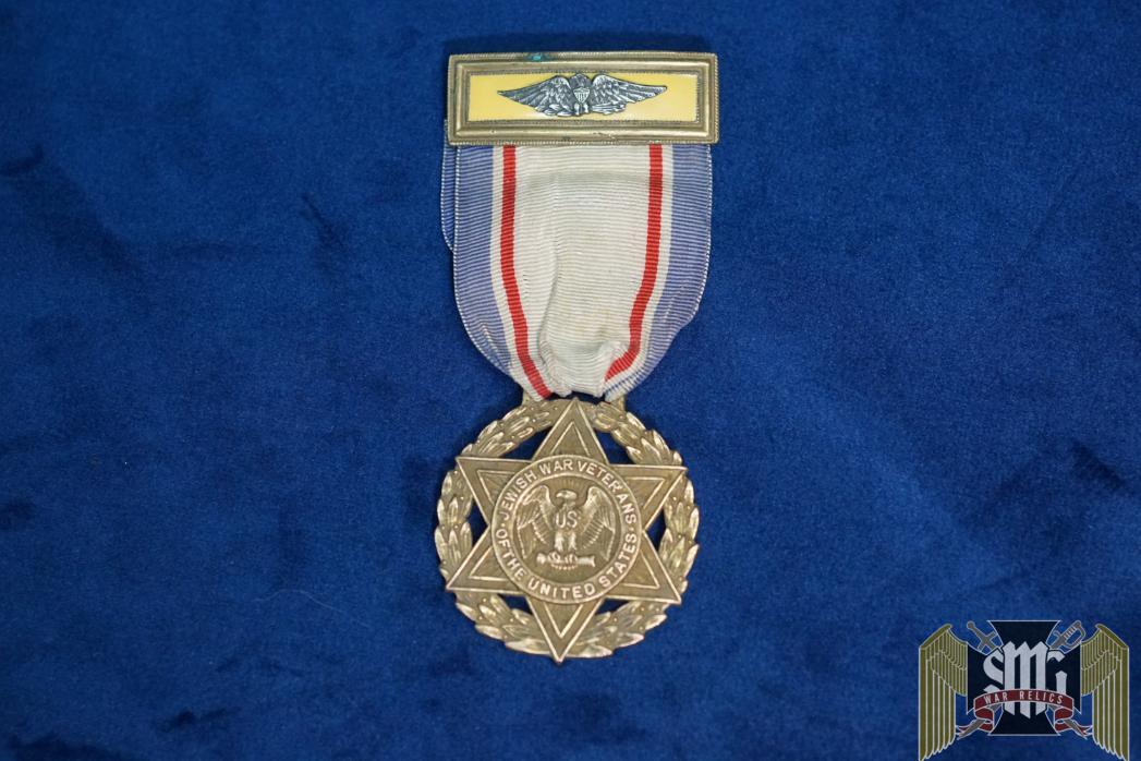 Jewish War Veteran 1937 Medal for Commander 1/20th Gold Fill