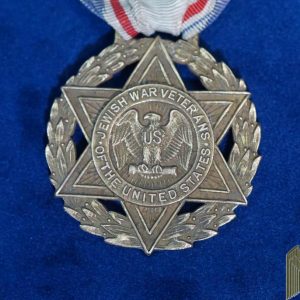 Jewish War Veteran 1937 Medal for Commander 1/20th Gold Fill