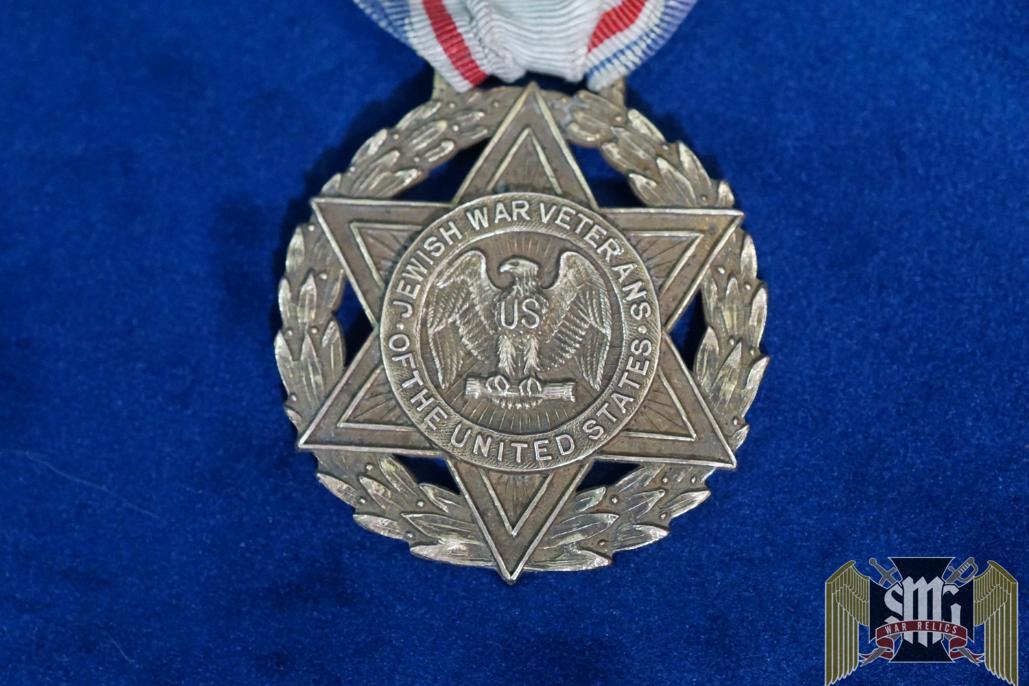 Jewish War Veteran 1937 Medal for Commander 1/20th Gold Fill