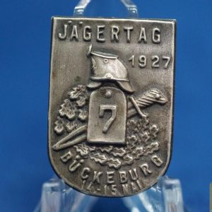 SMGP-0867 1927  Buckenburg Day of  the hunters badge/ Tinnie