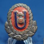 Croatian Ustasha Officer Cap badge