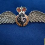 RAF Wings in silver