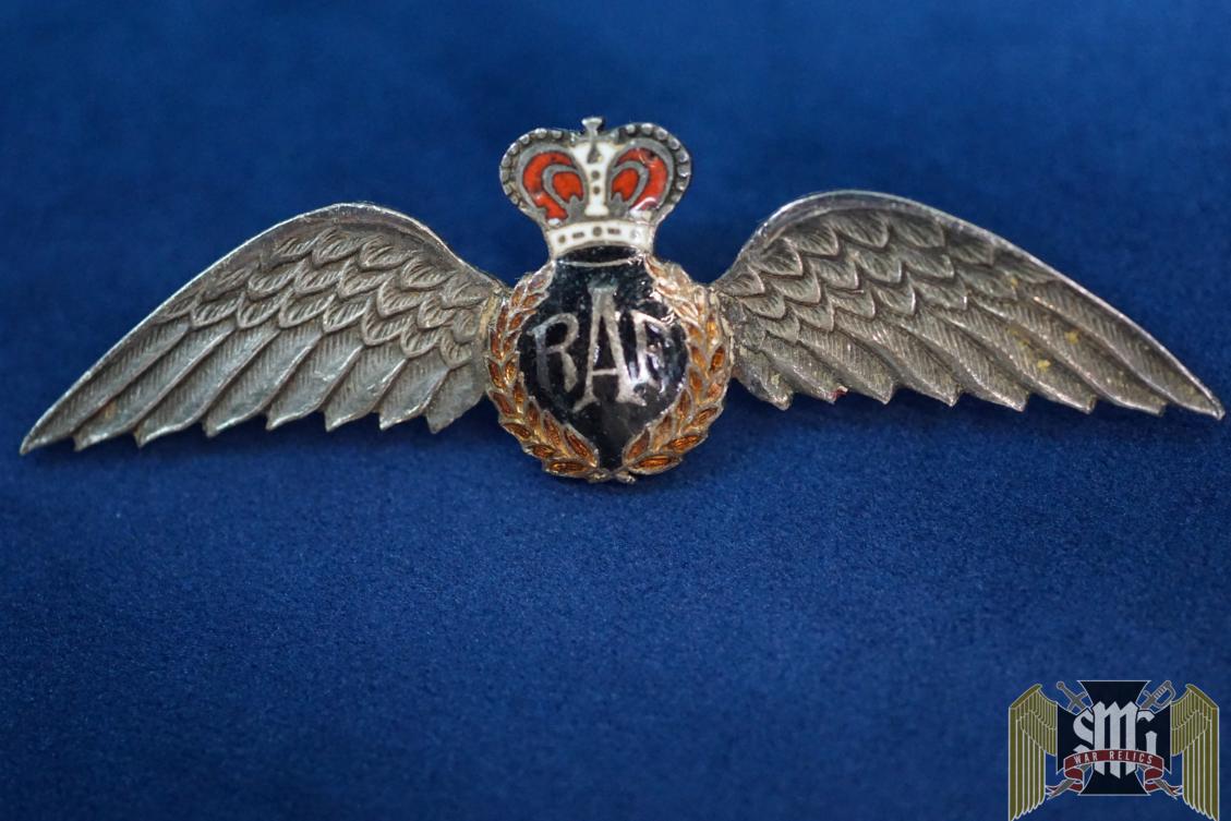 RAF Wings in silver