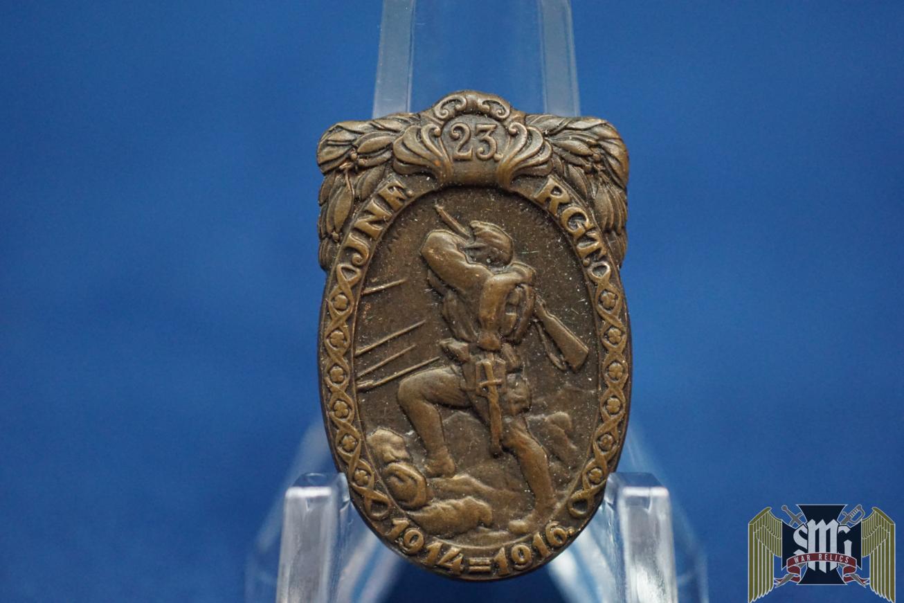 Austrian Hungary WW1 Regimental KUK Badge/tinnie