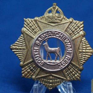 Canadian Saskatchewan Cap Badge