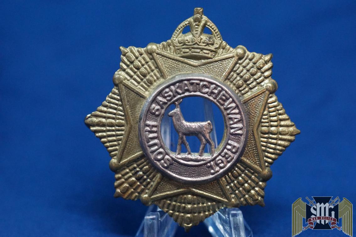 Canadian Saskatchewan Cap Badge