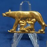 Italian Lupo (Wolf) Collar badge