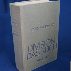 Division Das Reich by Otto Weidinger Signed!