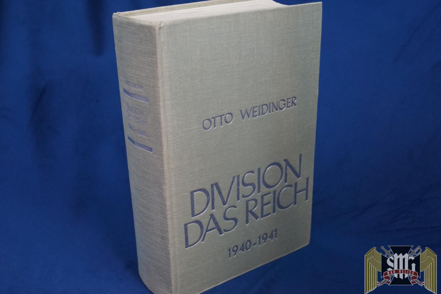 Division Das Reich by Otto Weidinger Signed!