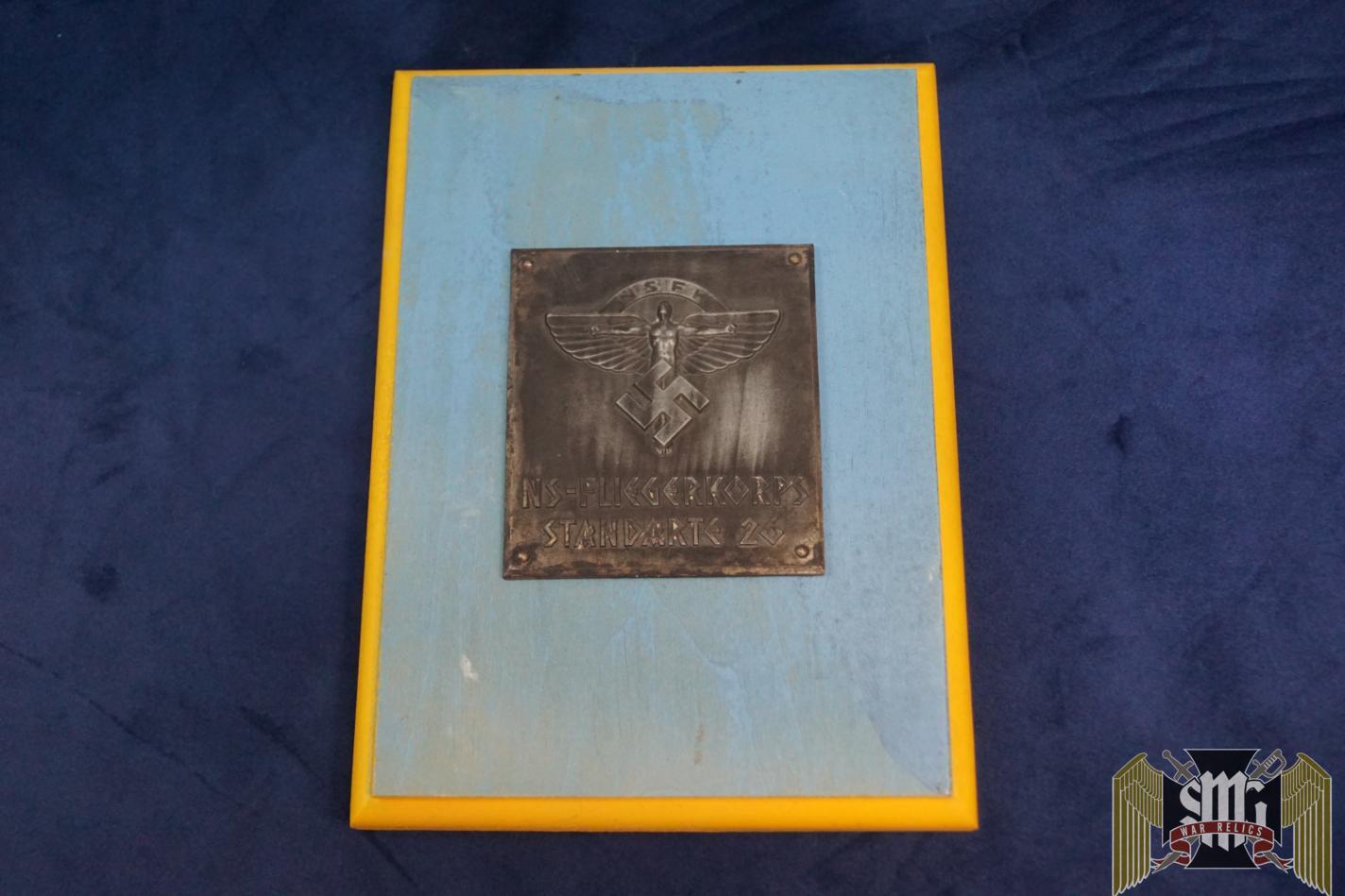 NSFK Standarte 26 Plaque