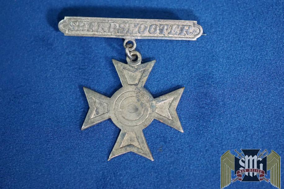 WW1 US Sharp shoot badge engraved