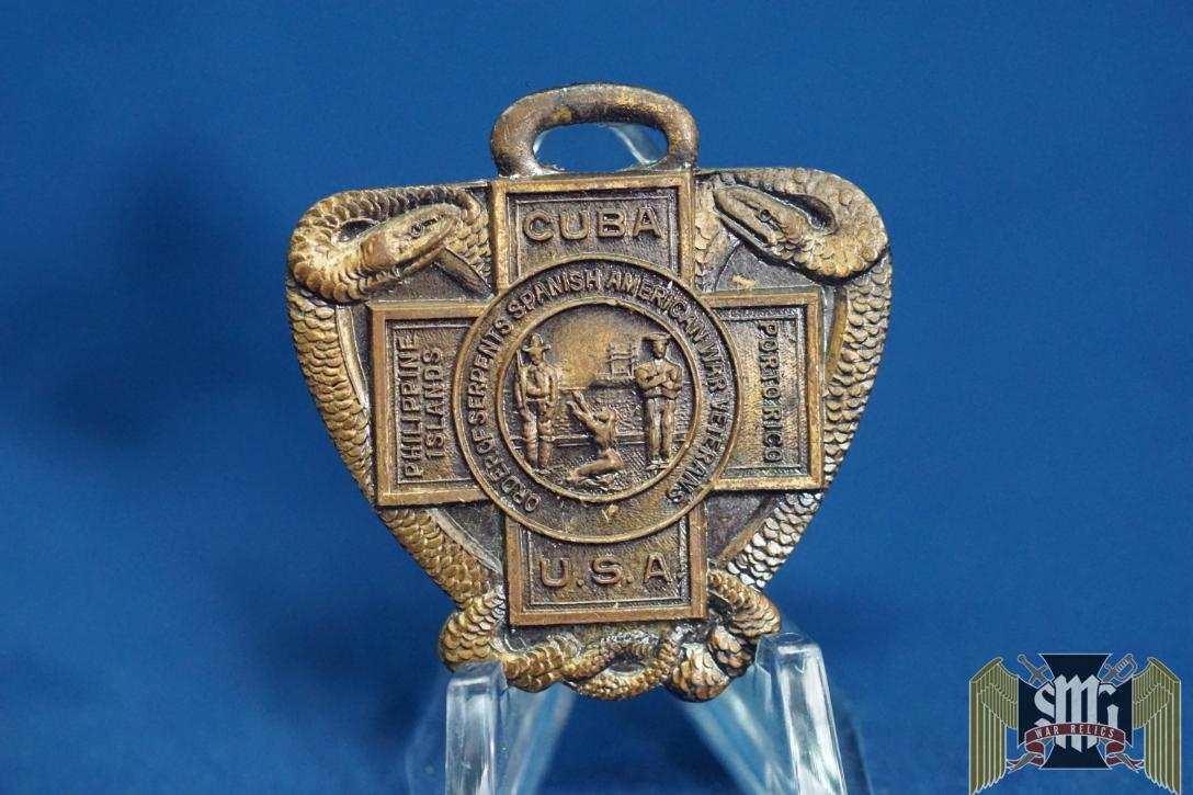 US Spanish American War order of the serpent Medal