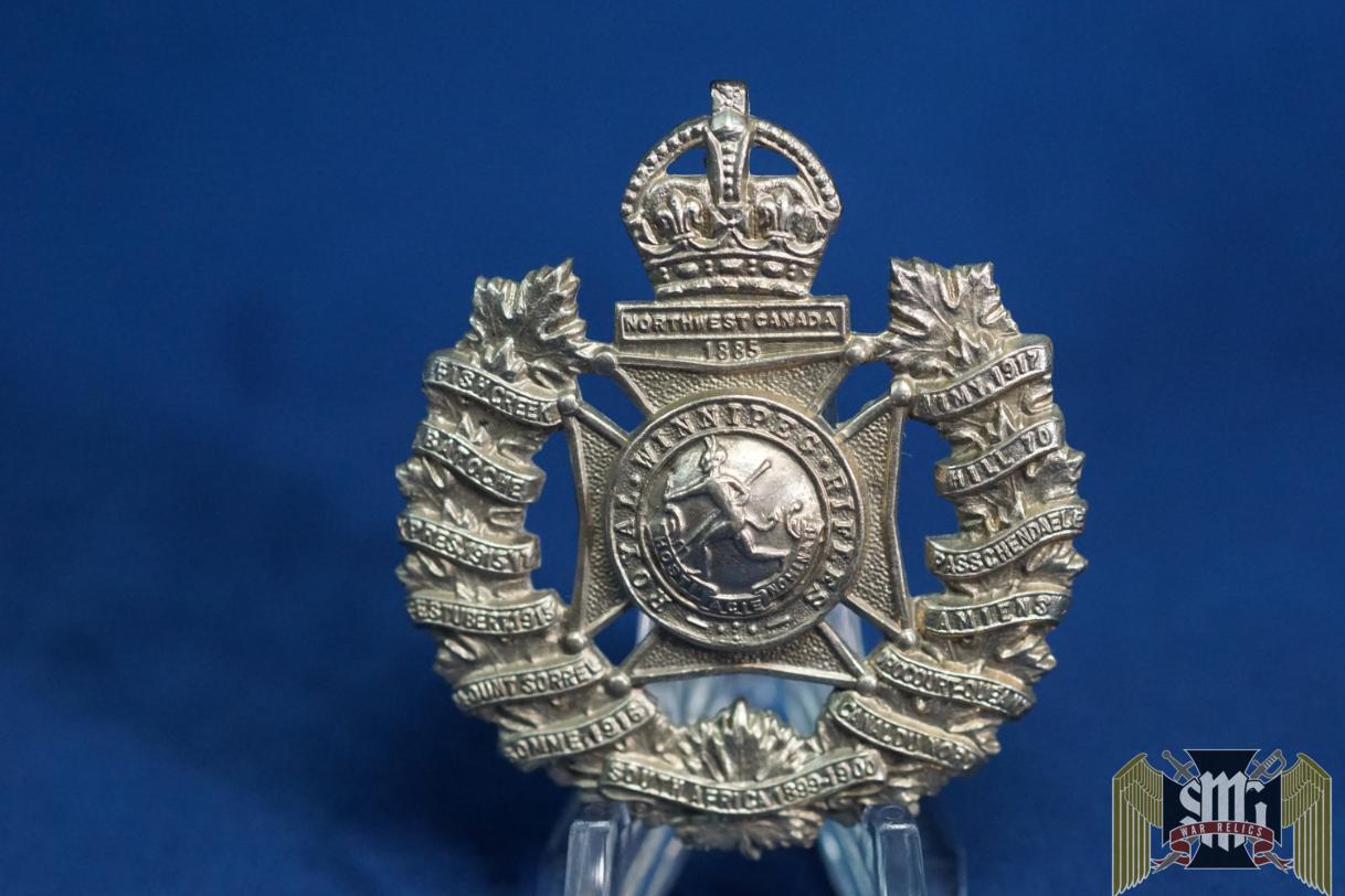 Royal Canadian Winnipeg Rifles cap badge