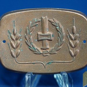 Finland War Veteran Copper plaque