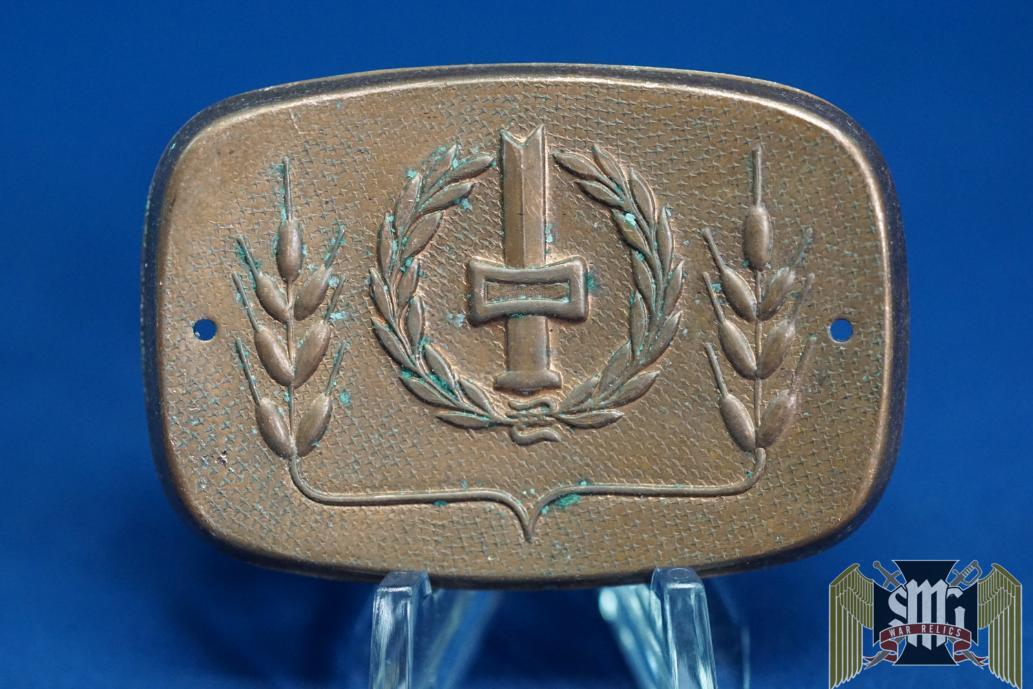 Finland War Veteran Copper plaque