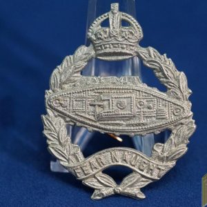 British Royal tank regiment Cap badge