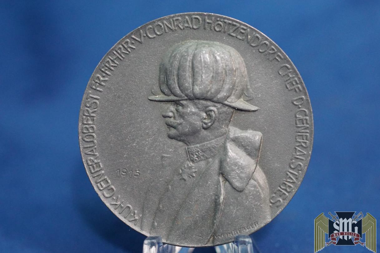 Franz Conrad Von Hotzendorf table medal Imperial Royal General Austrog Hungary