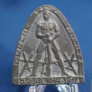 WW1 Austro Hungarian Infantry Regiment 88 Badge/tinnie