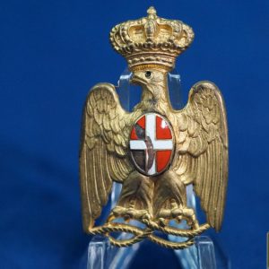 Italian WW2 Colonial African Police Cap badge