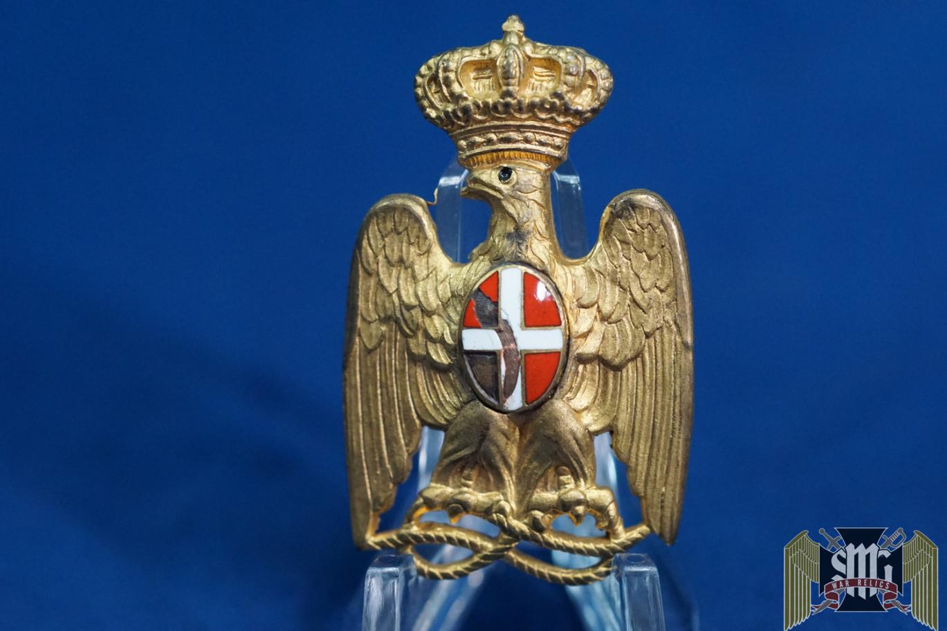Italian WW2 Colonial African Police Cap badge