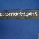 Bundeswehr Panzerlehrbrigade 9 Cuff title (tank)