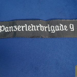 Bundeswehr Panzerlehrbrigade 9 Cuff title (tank)