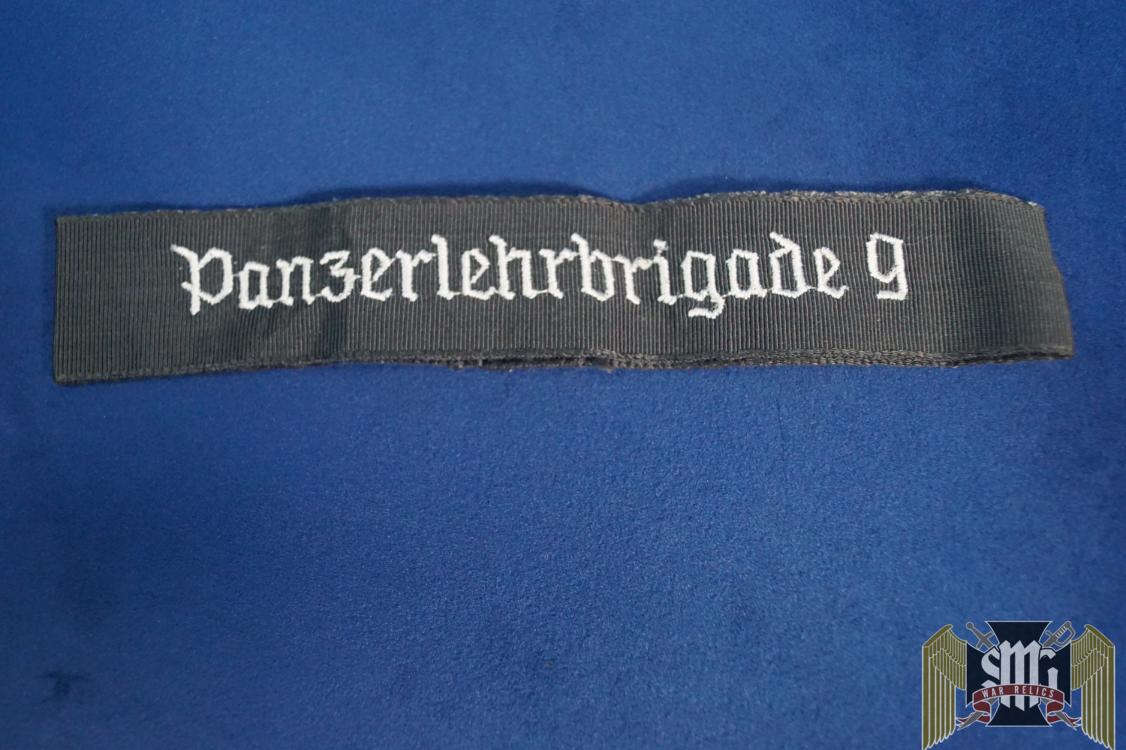 Bundeswehr Panzerlehrbrigade 9 Cuff title (tank)