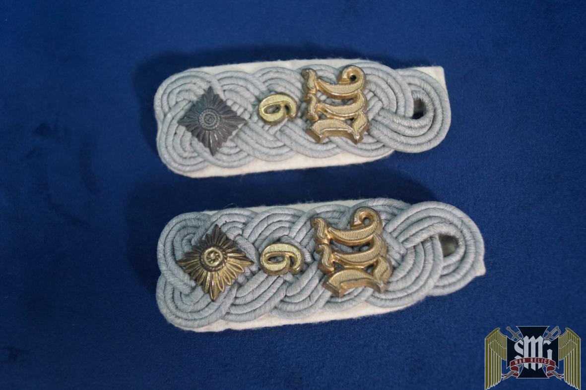Heer Machine gun Battalion 6 Shoulder boards Oberstleutnant