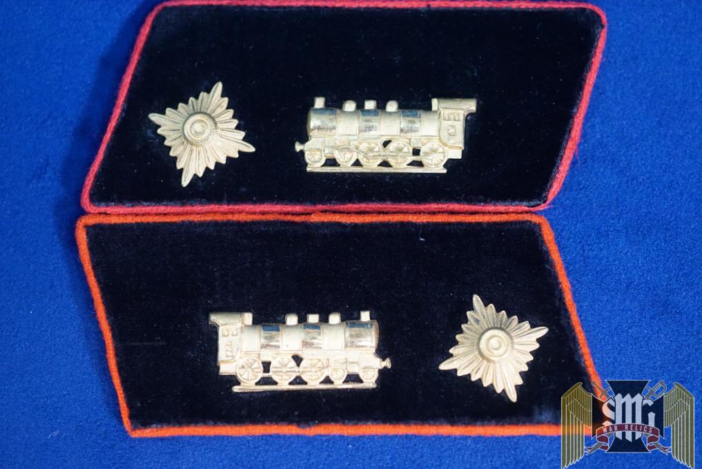Pre War 1924/35 Reichs bahn Collar tabs (engine inspector?)