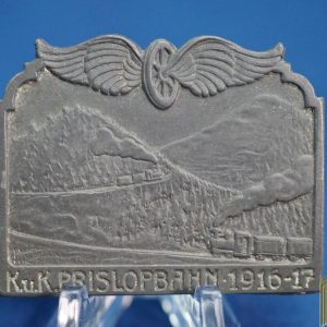 Austro Hungary Technical Royal Railway Regimental Cap badge/tinnie