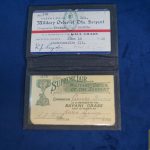 Military Order of the Serpent Membership cards 1923