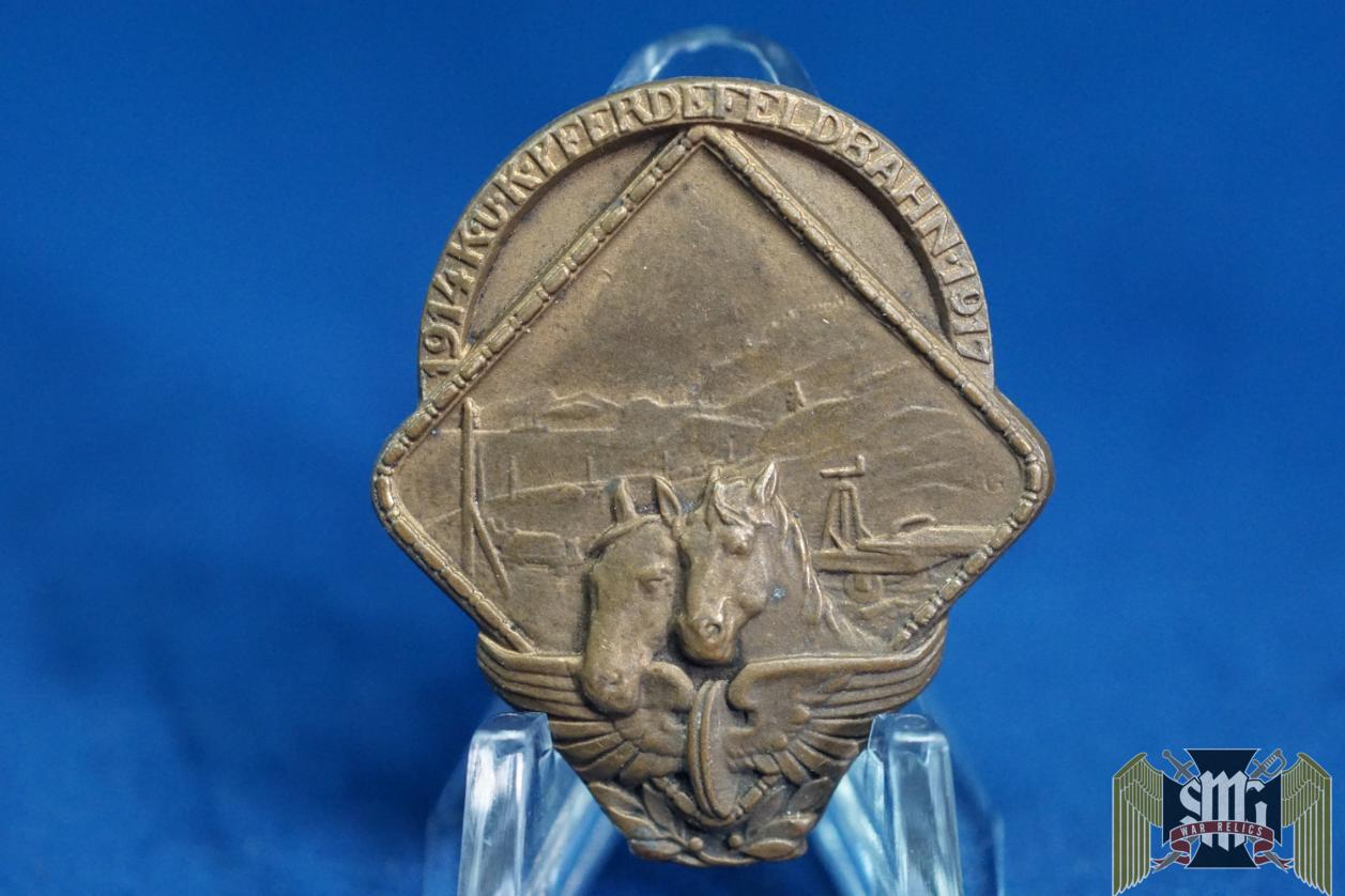 Austro Hungarian Pferdefeldbahn Railway horse Regimental badge