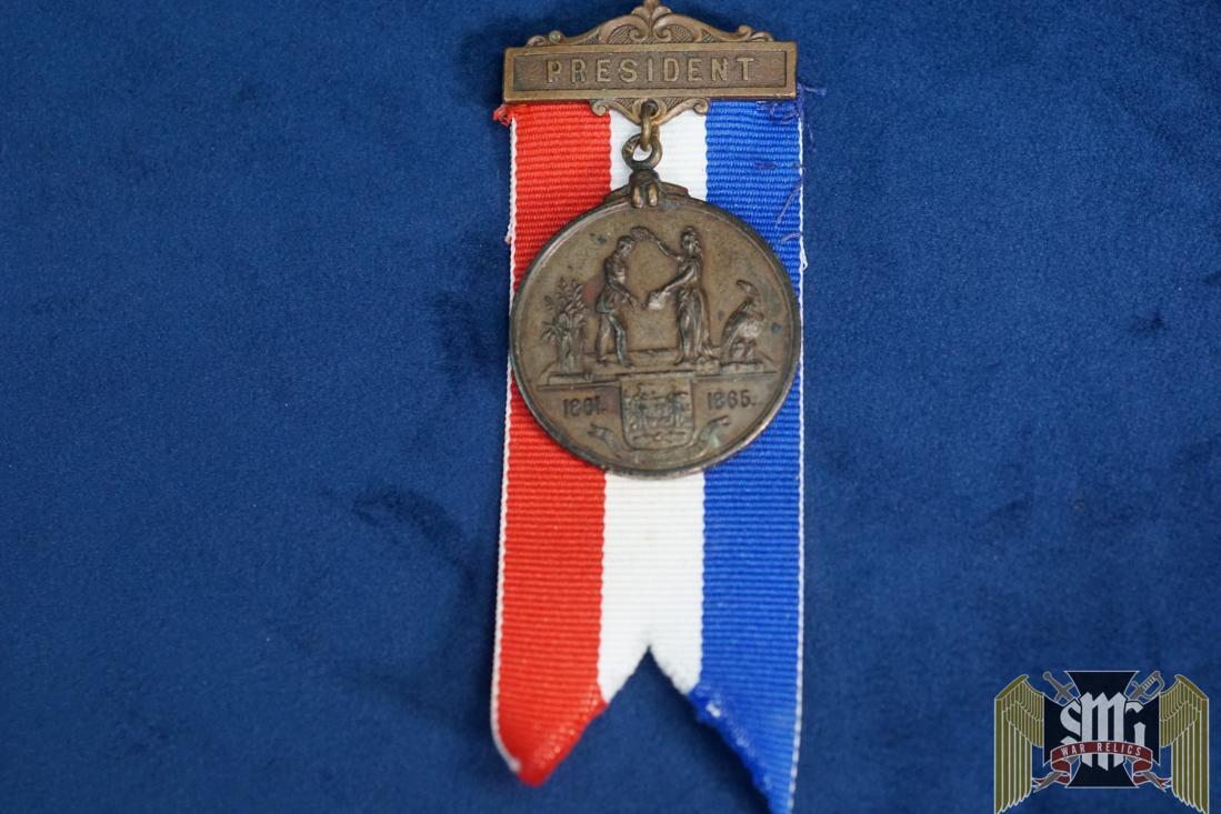 West Virginia Civil war service medal "President" David A. Games