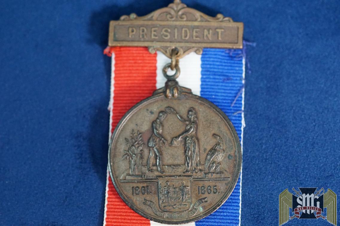 West Virginia Civil war service medal "President" David A. Games