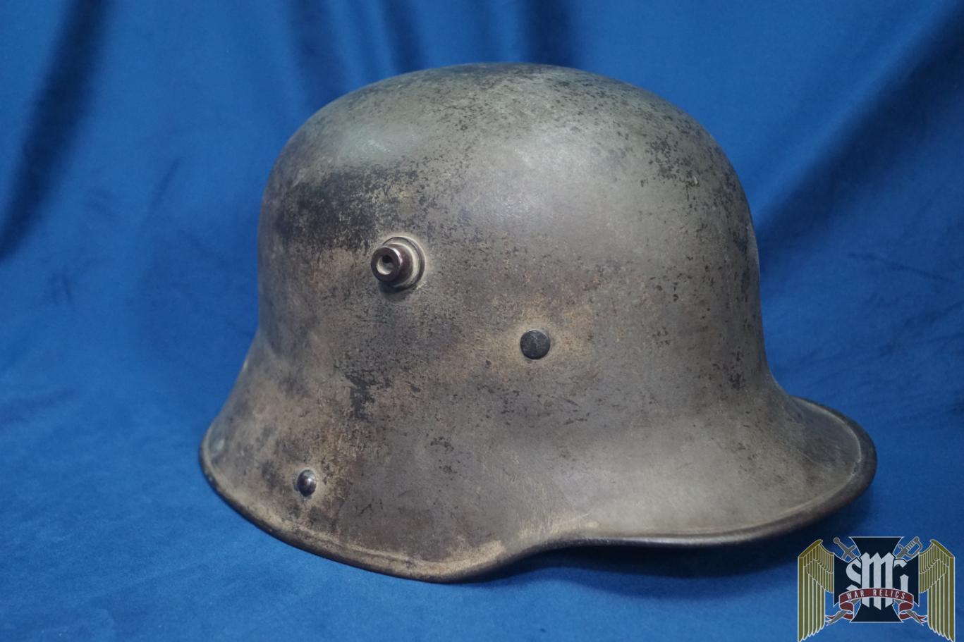 WW1 German M17 Helmet w/ Post war embellishments