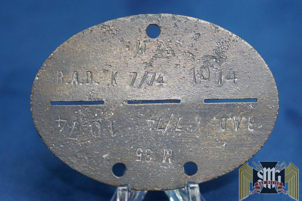 RAD Labor Service Dog Tag