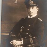 WW1 Postcard U-Boat Captain Otto Weddigen Trimmed