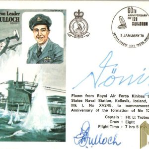 Karl Donitz & Terry Bulloch Signed Stamp cover 1978