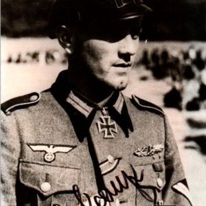Hollekamp, Josef Knights cross signature