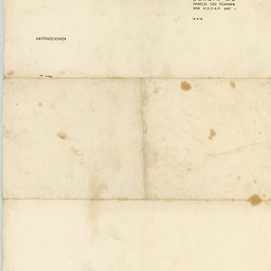 Adolf Hitler Berlin Chancellery Stationary