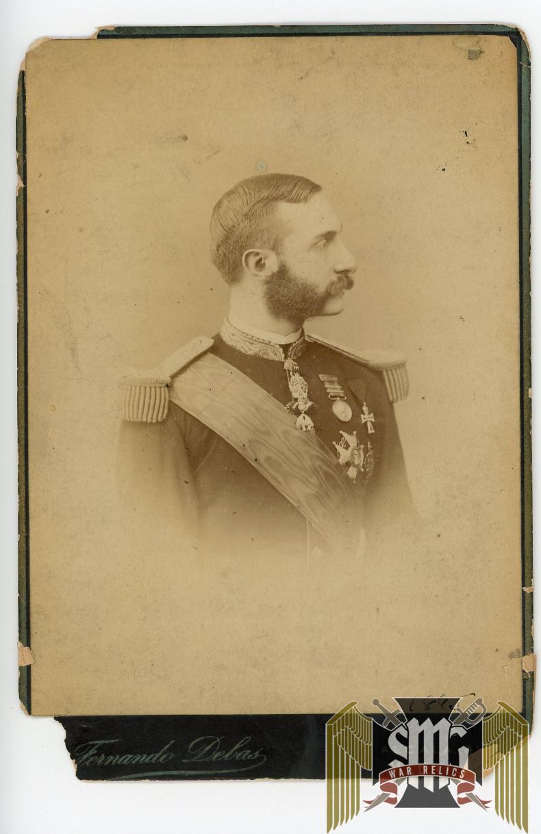 Alfonso xII of Spain photo Original print 1895