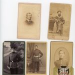 CDV Studio Portrait Lot 5 pc